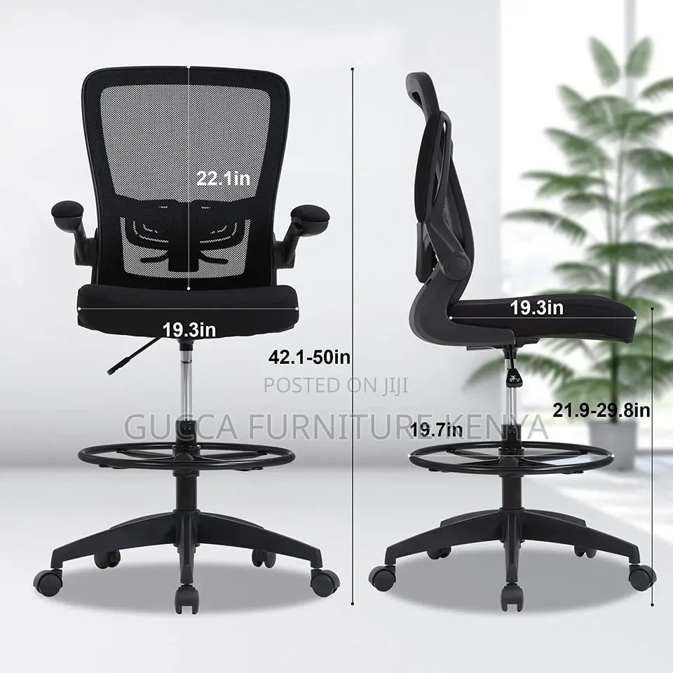 Office Chairs: High Reception Office Counter Chair