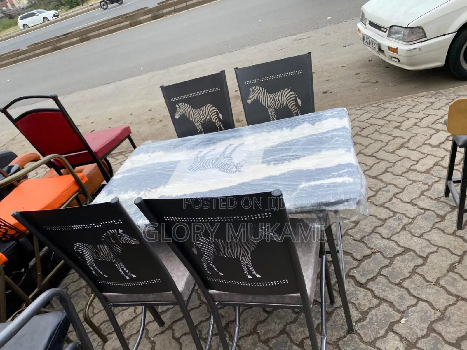 Animal Print Restaurants and Bar Chairs and Tables