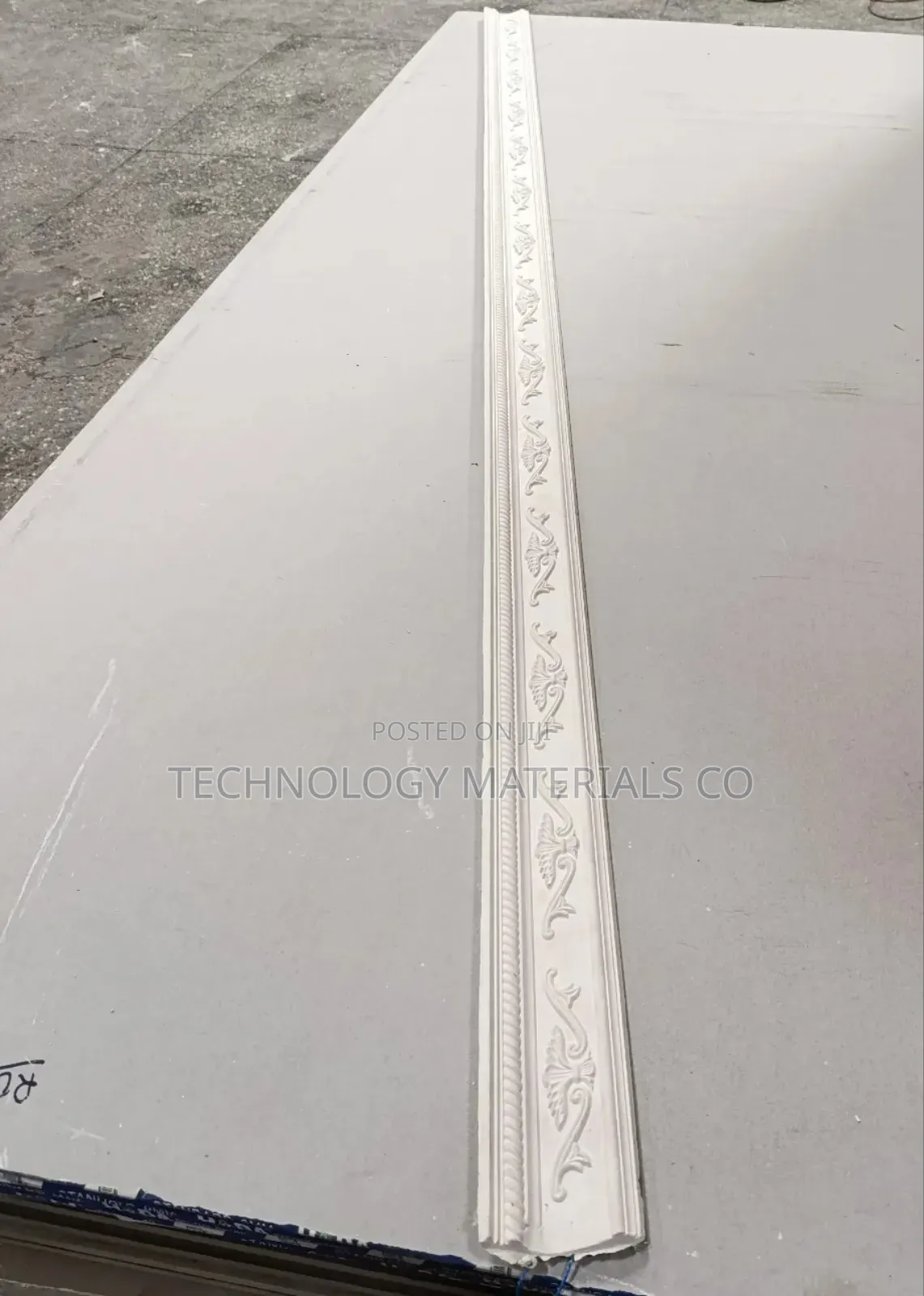 Gypsum Cornices(With Floral And Scrollwork Design),4 Inches.