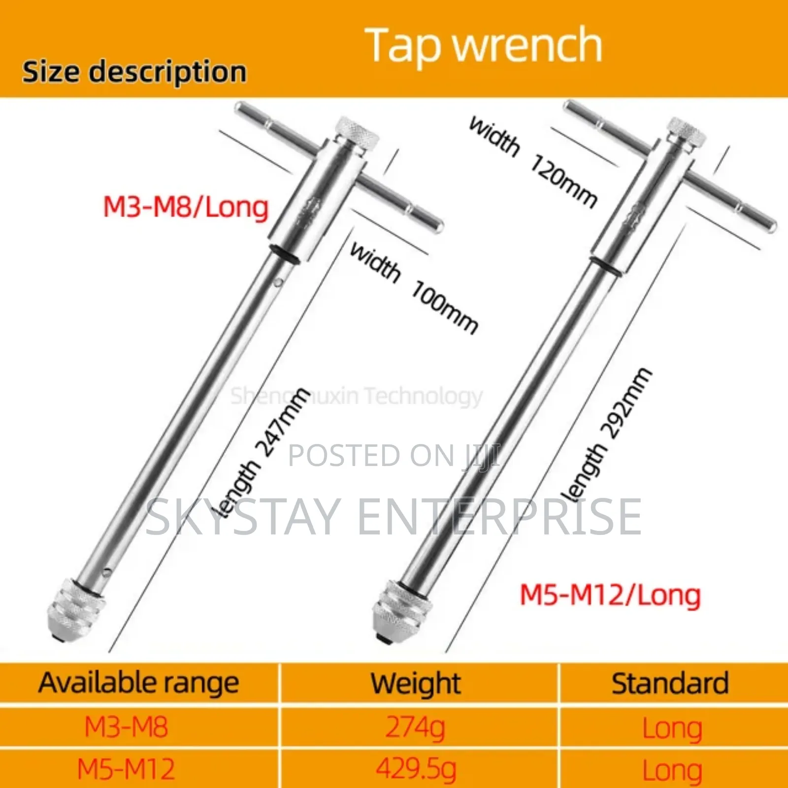 Thread Ap Wrench 2pcs Set M5-M12