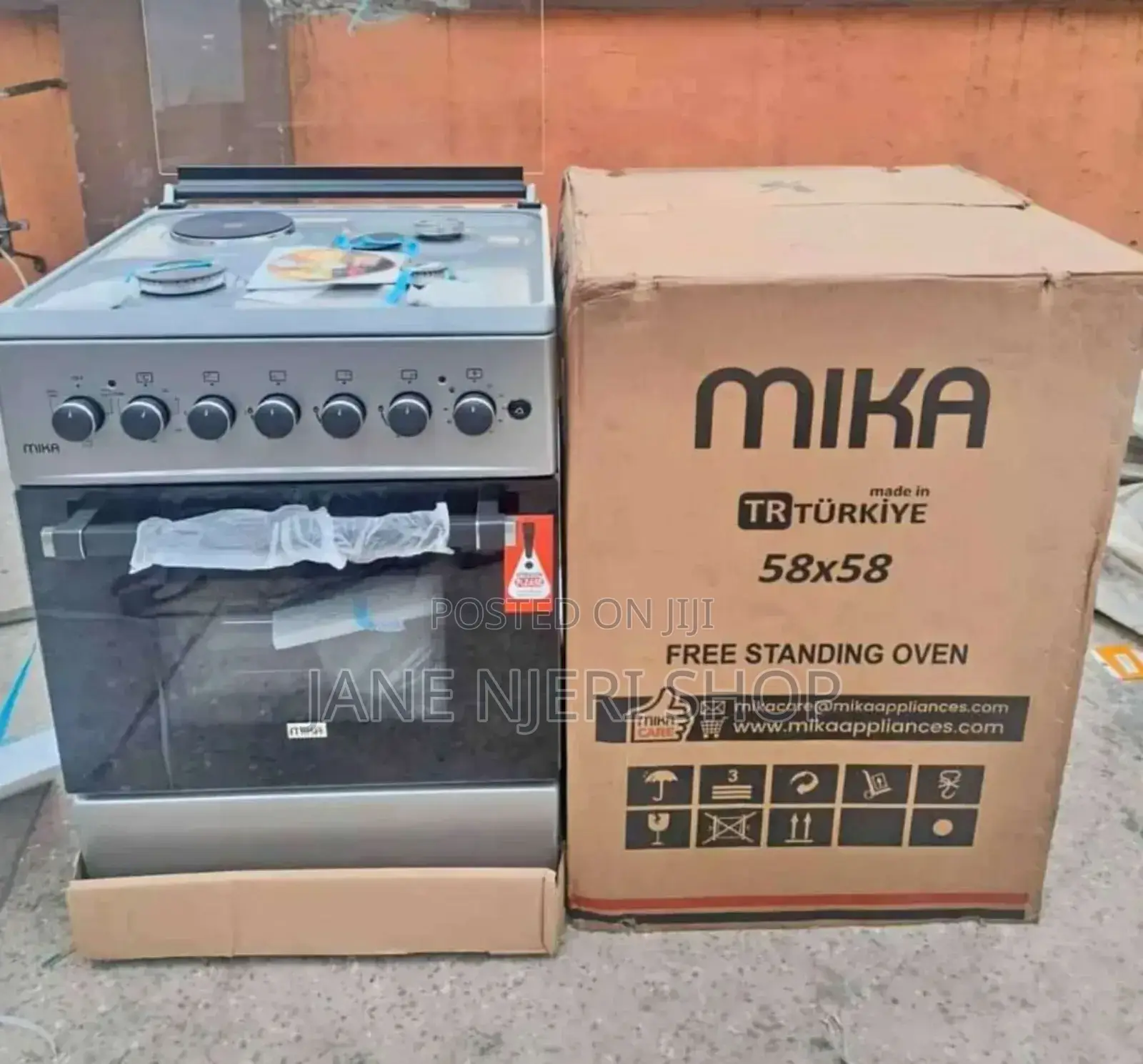 High Quality 58 by 58 Mika Standing Cooker