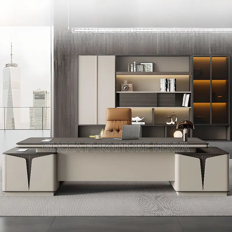 Office Tables:1800mm Managers Writing Table With Drawers