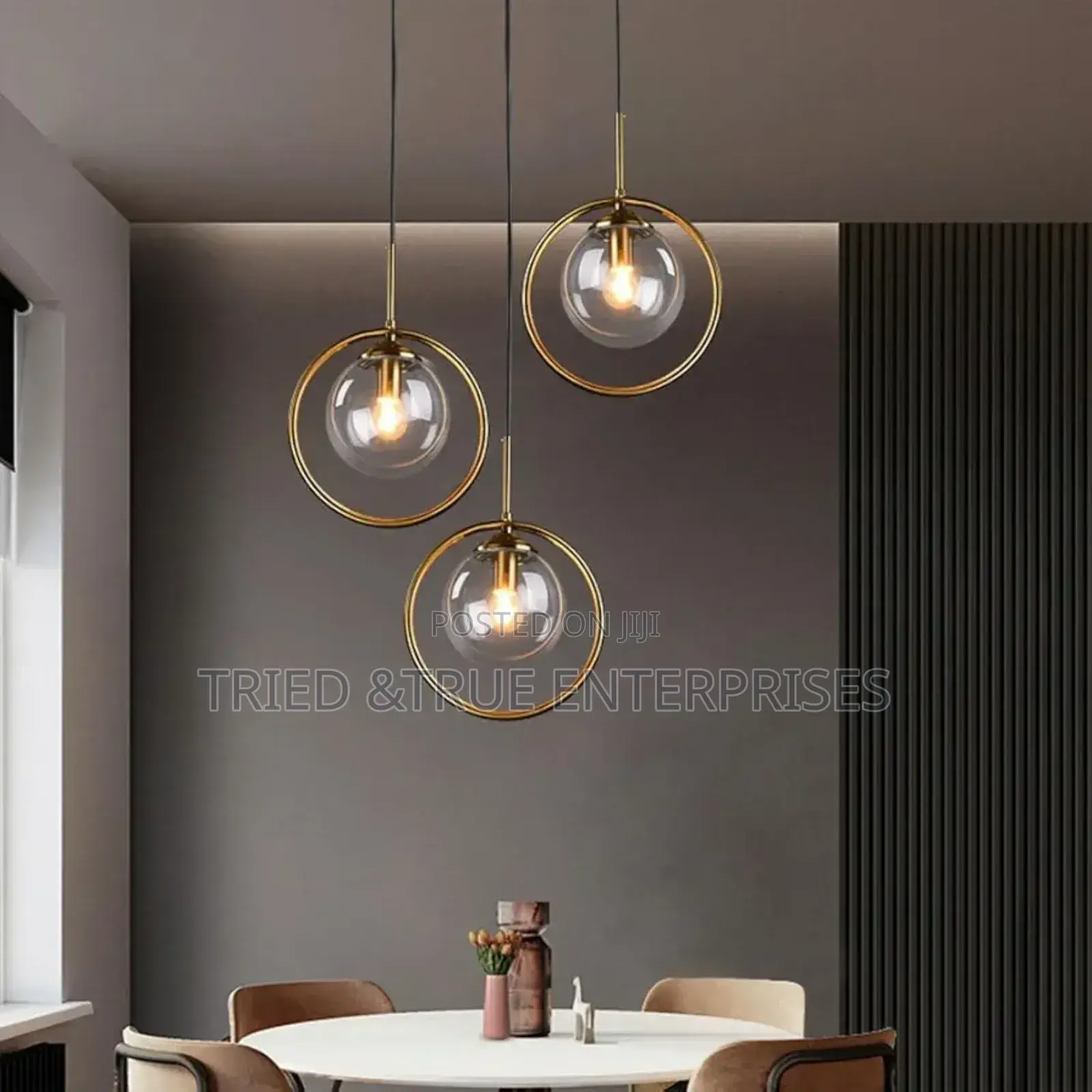 Glass Globe Vintage Pendant Light Tr4
