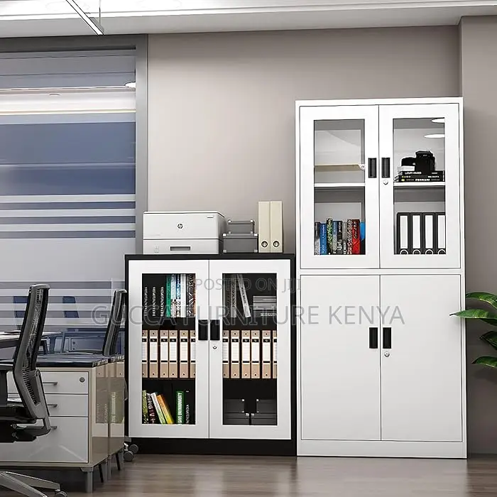 Cabinets:2-Door Steel Storage Office Cabinet With Lock