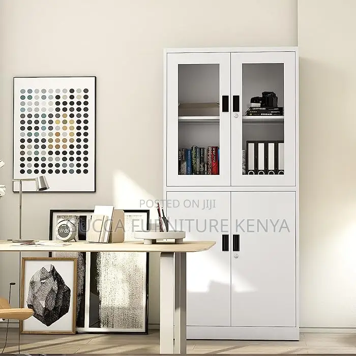 Cabinets:2-Door Steel Storage Office Cabinet With Lock