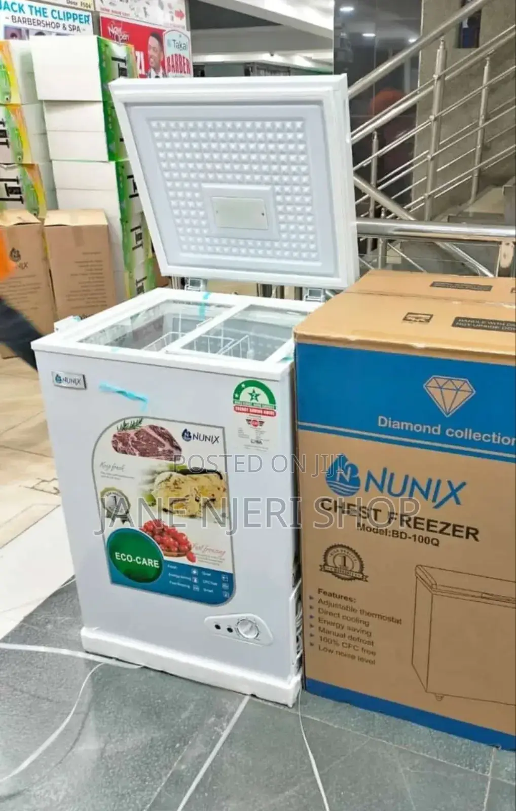 Classic Nunix Chest Freezer 100litres