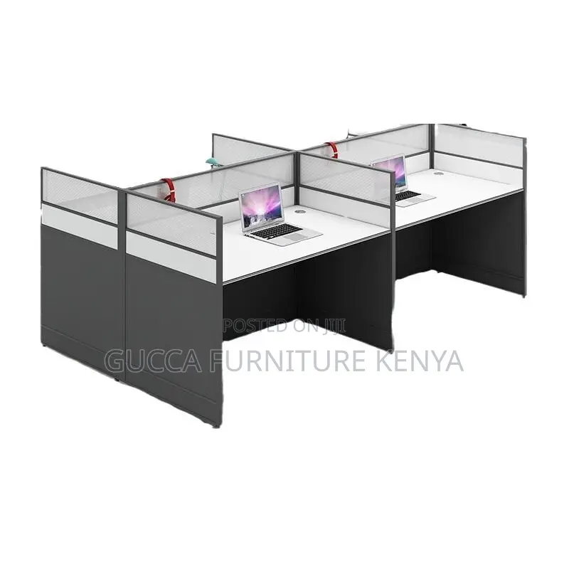 Workstation:Contemporary Reclaimed Wood White Workstation