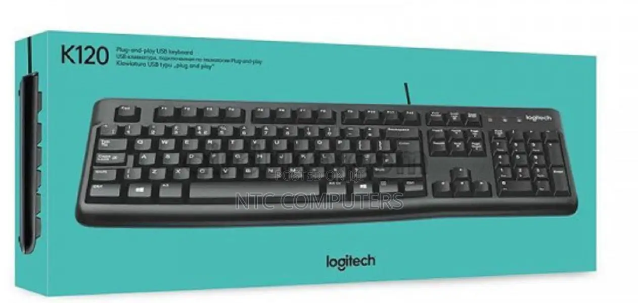 Logitech Wired Keyboard - Black - 920-002508