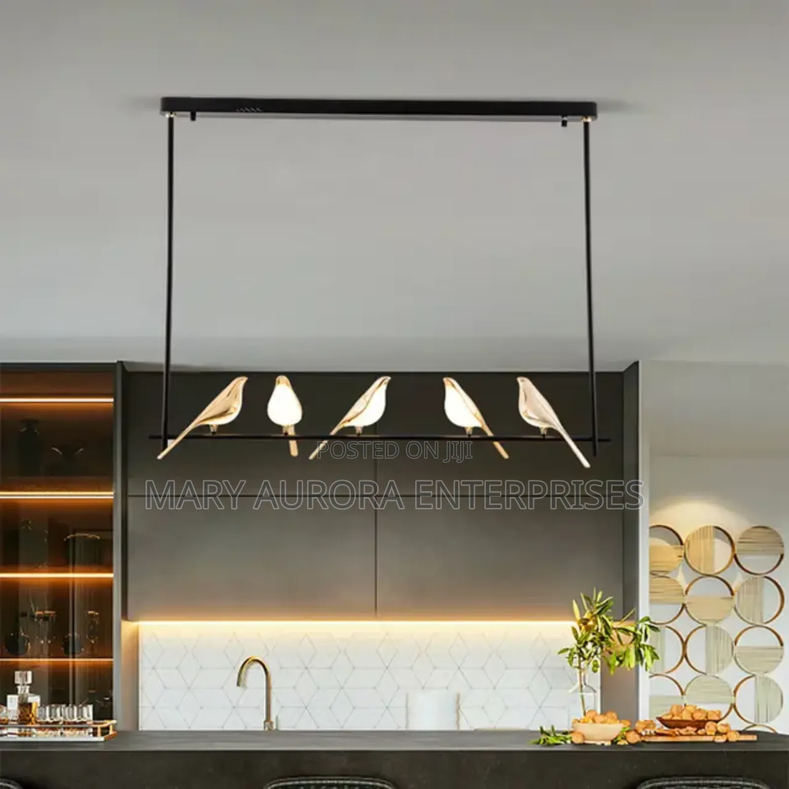 Magpie Chandelier/Bird Chandelier