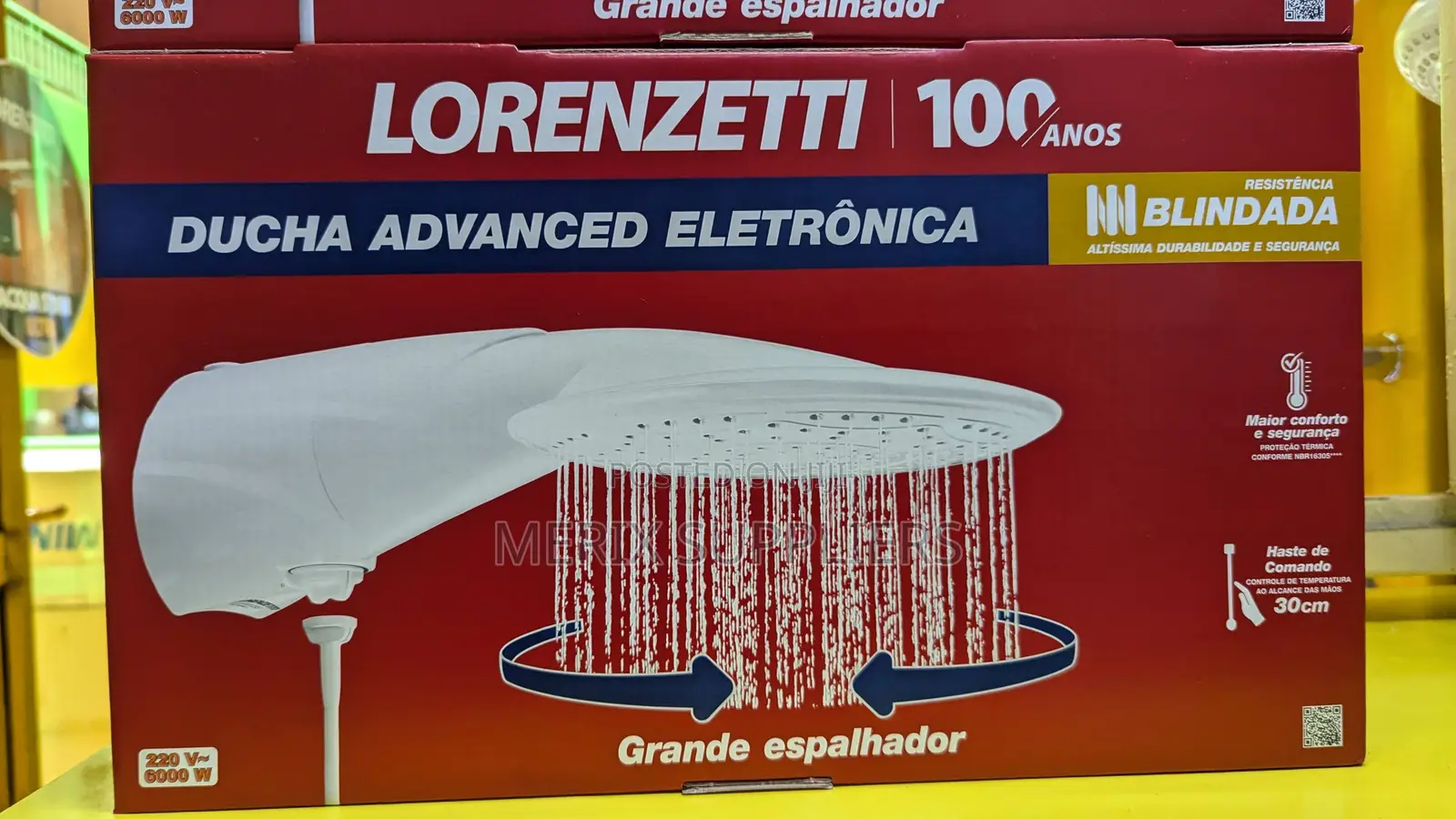 LORENZETTI Advanced Blindada Instant Shower Salty Water 6kw