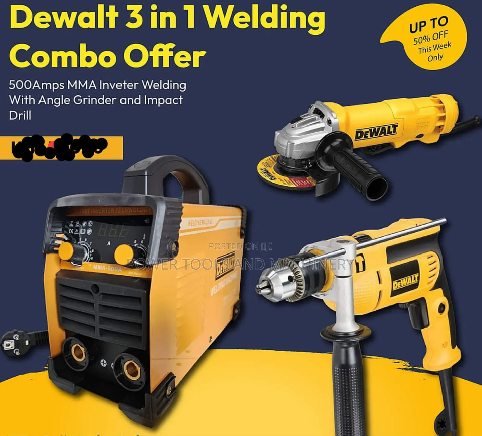 Dewalt Welding Machine Combo ( Drill and Grinder)