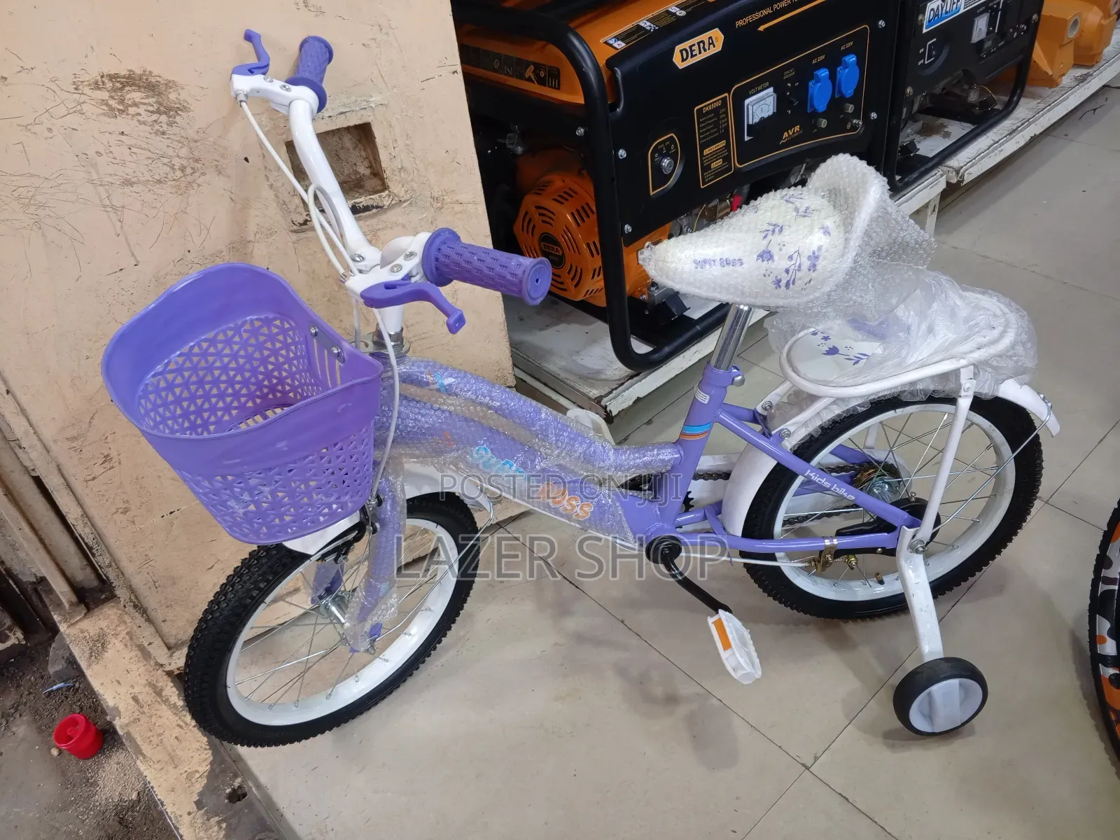 Purple Kids Bicycle 16