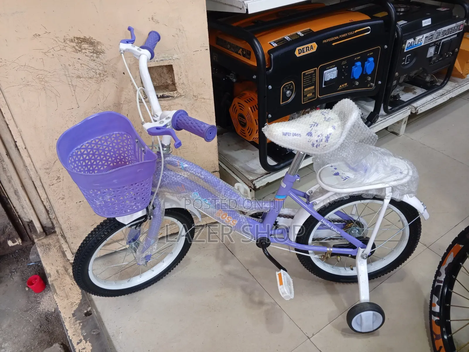Purple Kids Bicycle 16