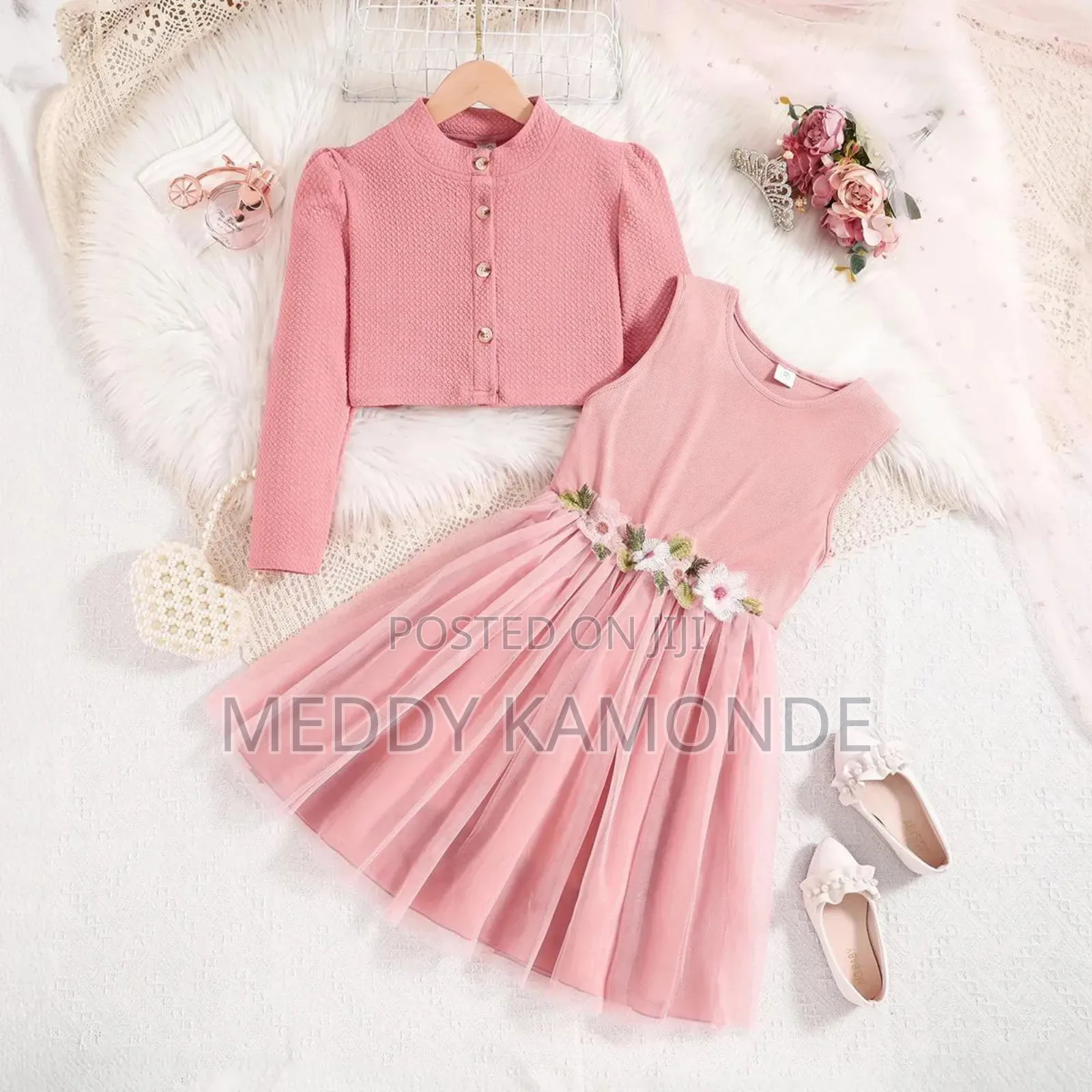 Kids Dress+Top Set