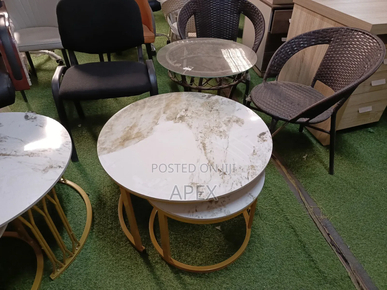 Twin Marble Coffee Table