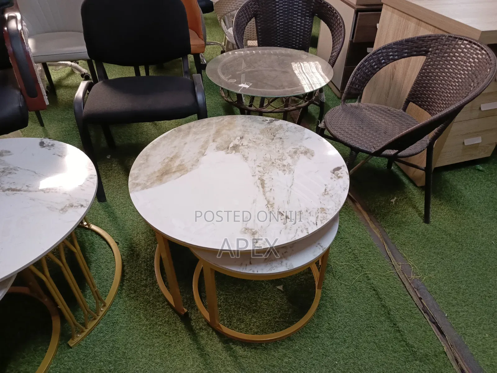 Twin Marble Coffee Table