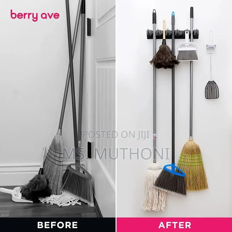 Wall Mounted Broom Holder*
