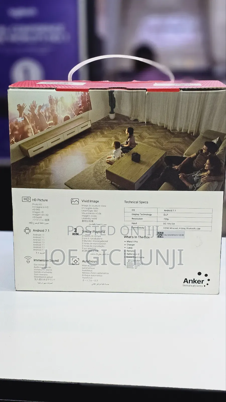 Anker Nebula Mars II Pro Smart Portable Projector