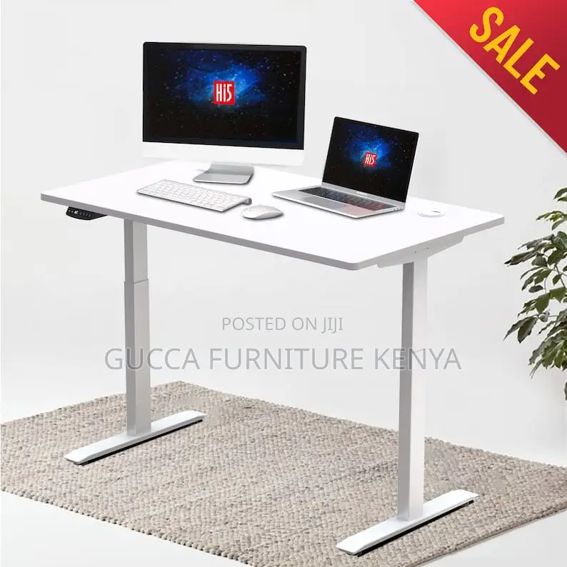 Clerical Desk:1.4 Meters Standing Electric Office Desk