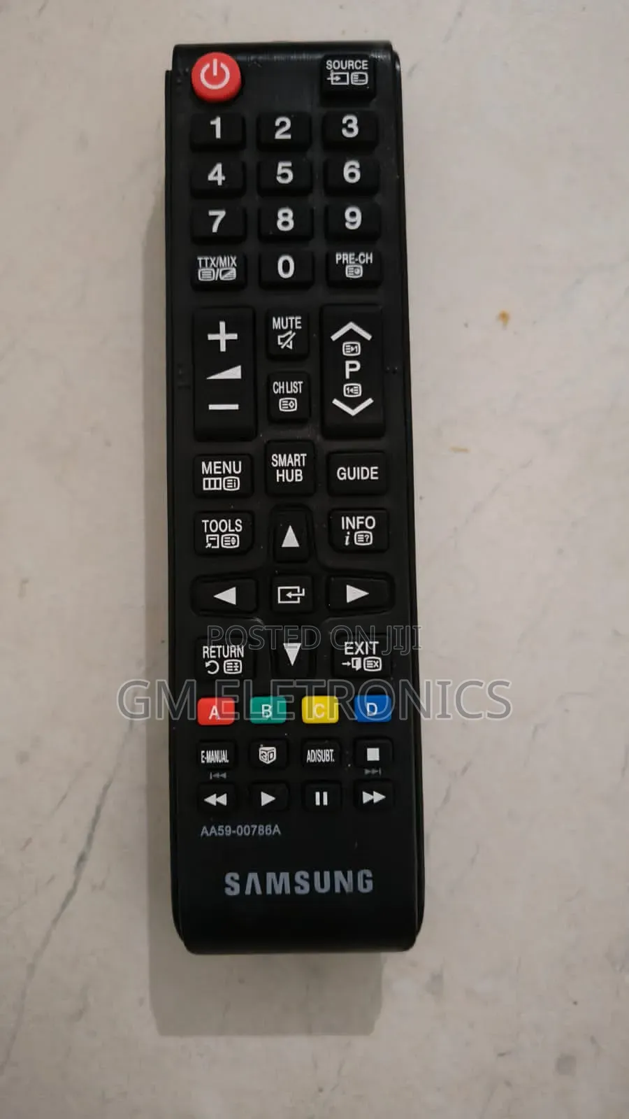 Digital/Smart Replacement Samsung Television Remote- Black.