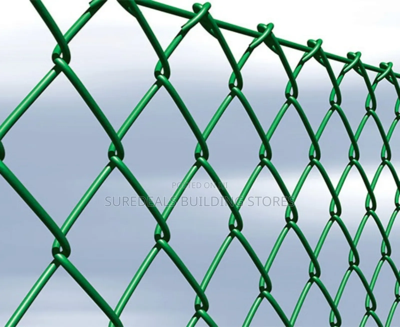 Plastic Coated Chainlink Fencing;14G.