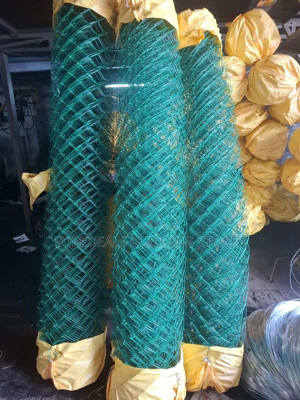 Plastic Coated Chainlink Fencing;14G.