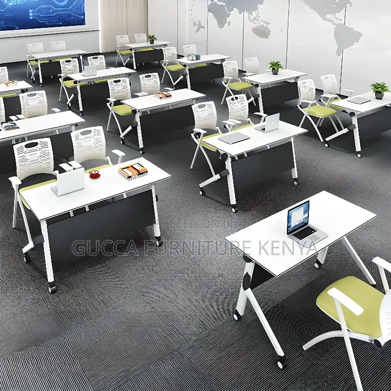 Office Tables: Portable Writing Table With Fold Out Design