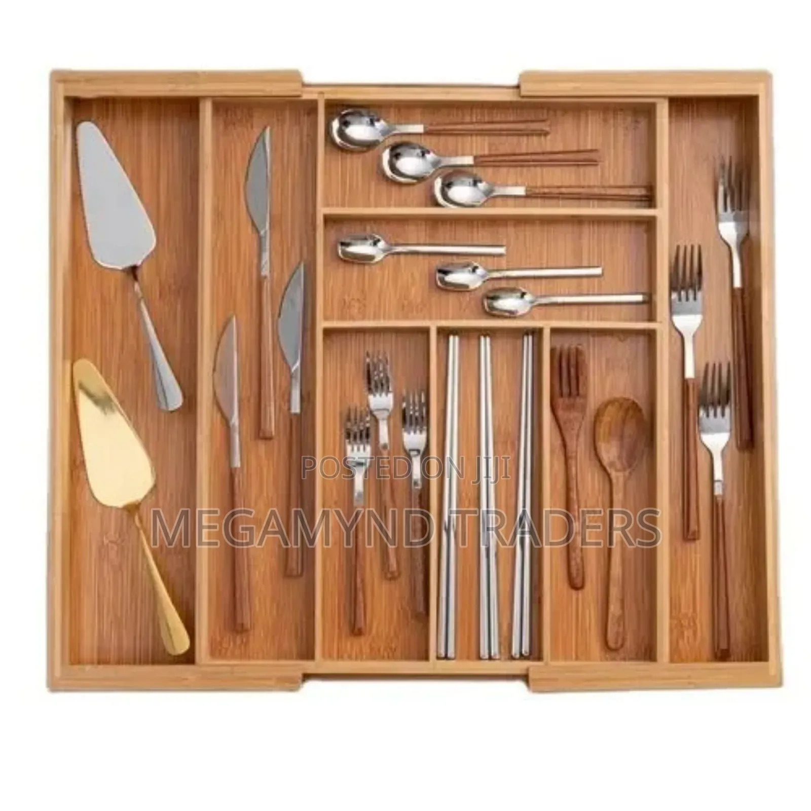 Bamboo Drawer Organizer/Cutlery Organize Wooden