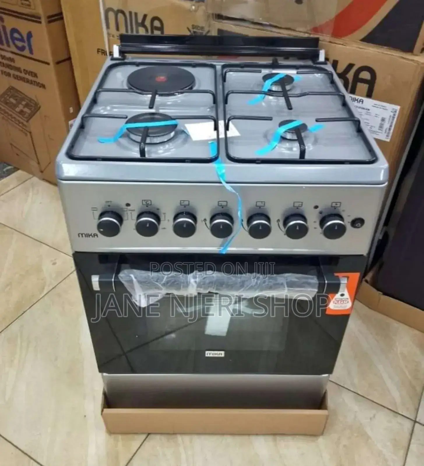 Affordable Mika 58 by 58 3+1 Marble Cooker