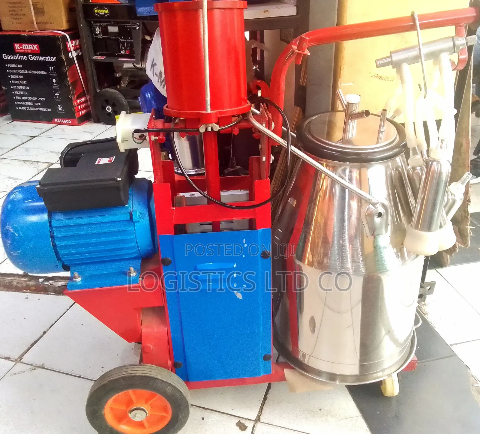 Cow Milking Machine Single Bucket