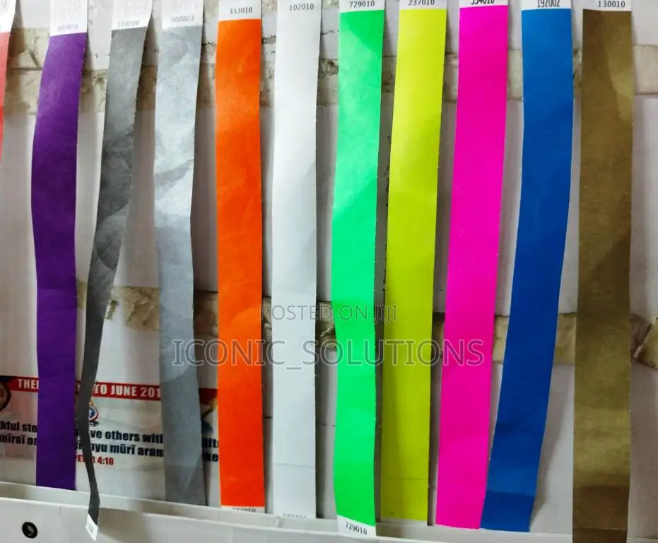 Plain Event / Party Wrist Bands (Tyvek)