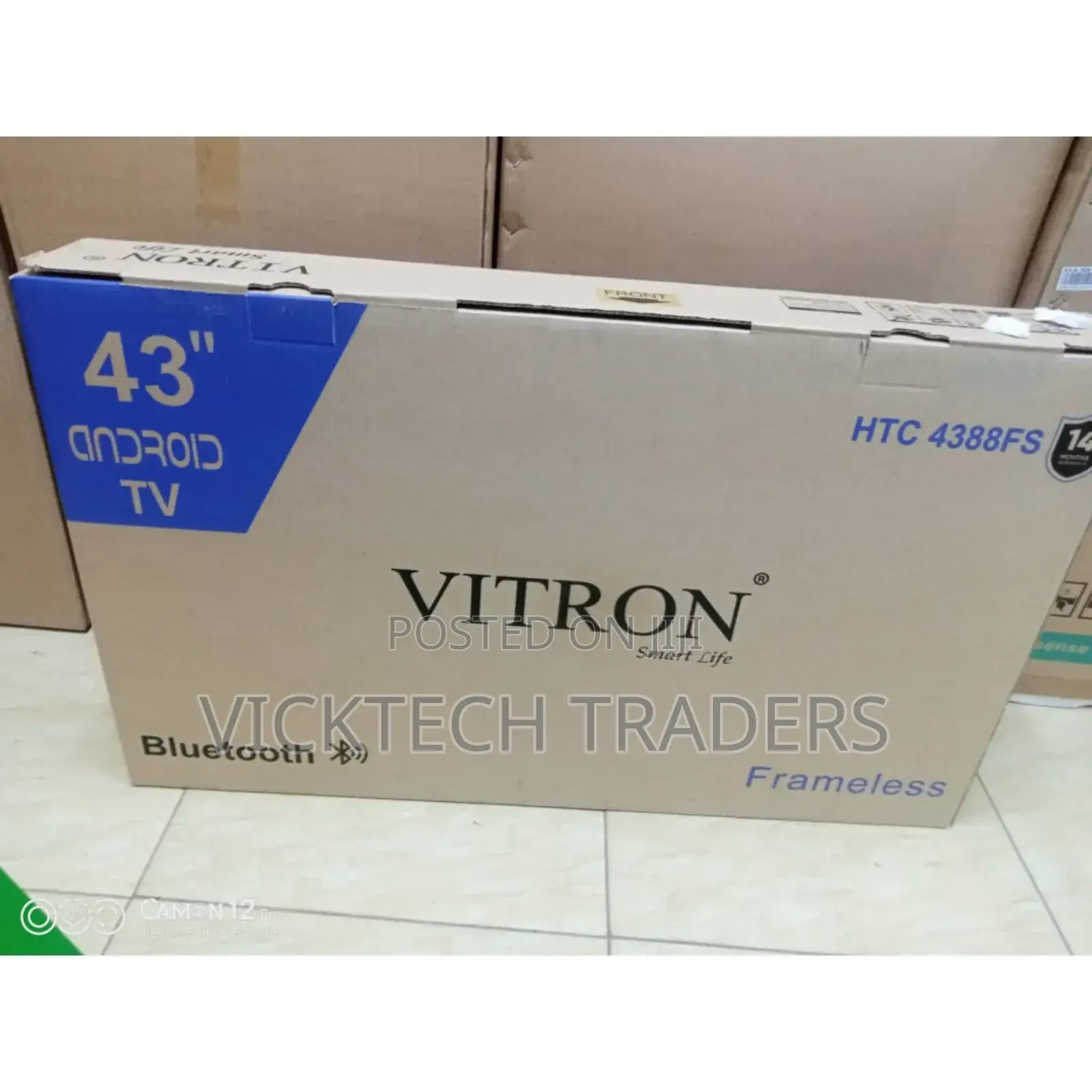 Television 43 Inch Vitron Smart, Android and Frameless