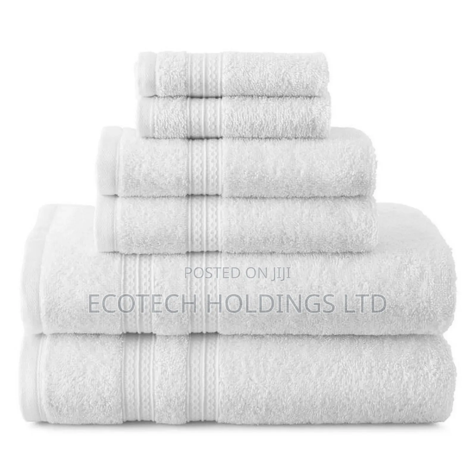 Luxury Cotton 90 by 165 White Towel 2fk