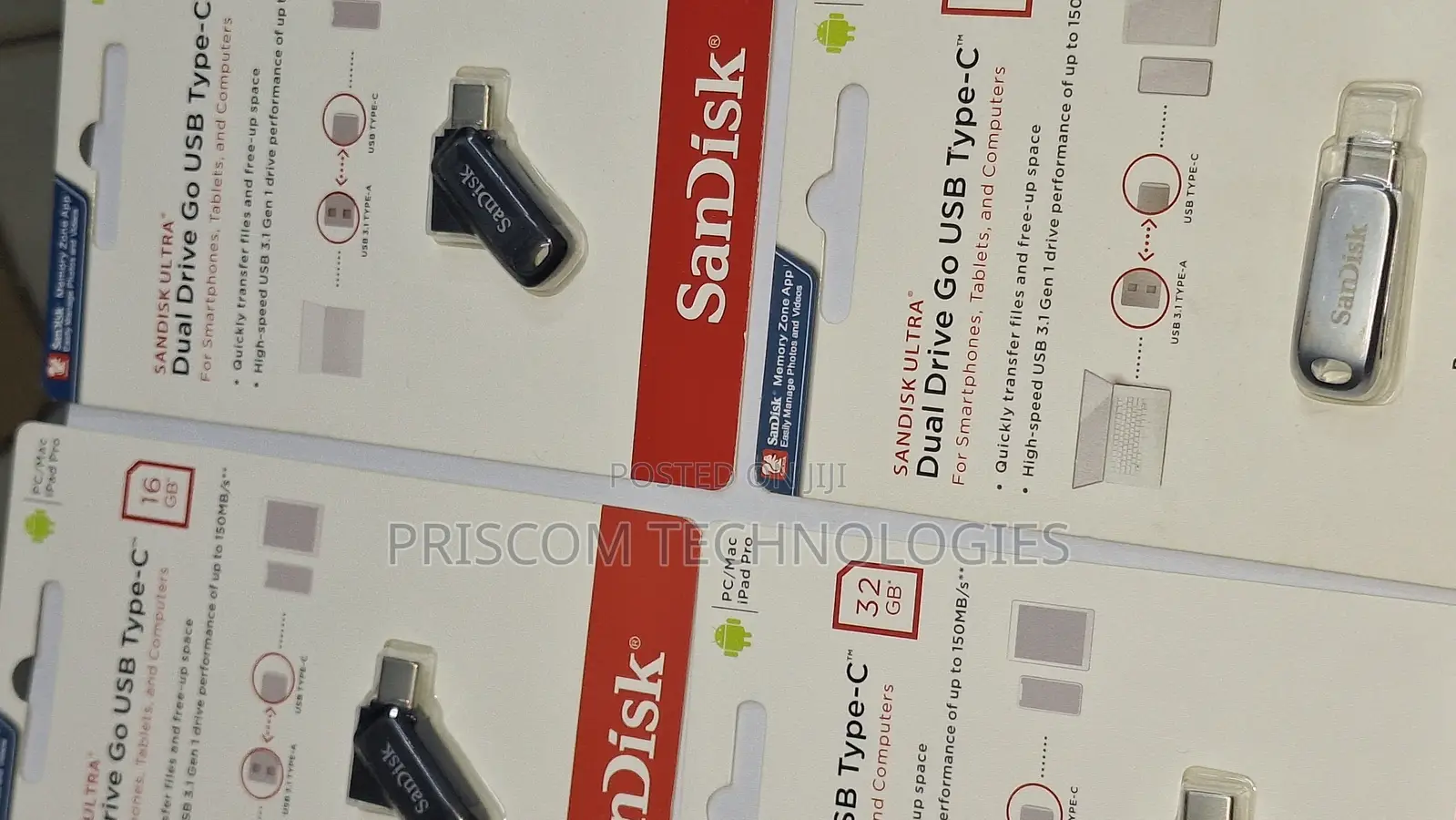 Sandisk Flash Disk Drive USB Type C 8GB,16gb, 32GB, 64GB