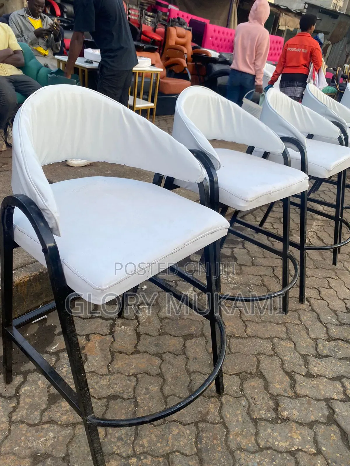 White Counter Bar Chairs