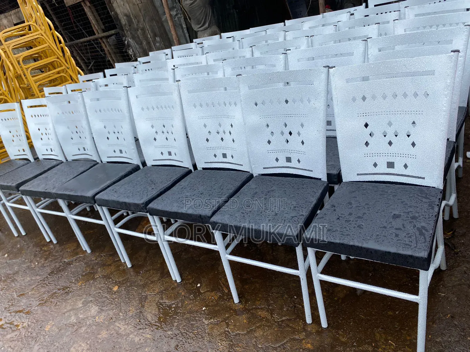 White Coated Restaurants and Bar Chairs