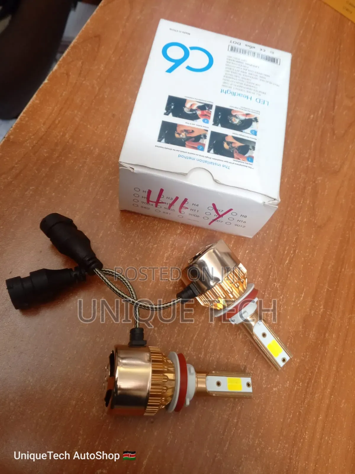 H11 LED Bulbs White Yellow Colours Available
