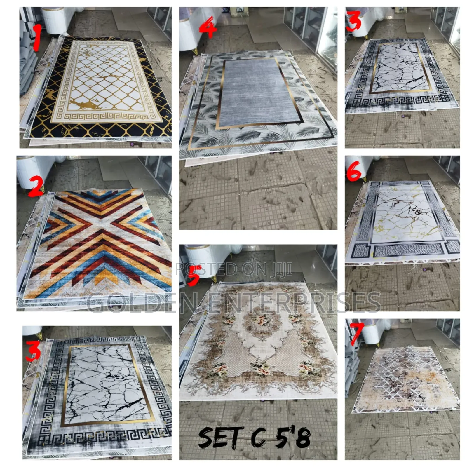 3D Carpet 5by8 3600