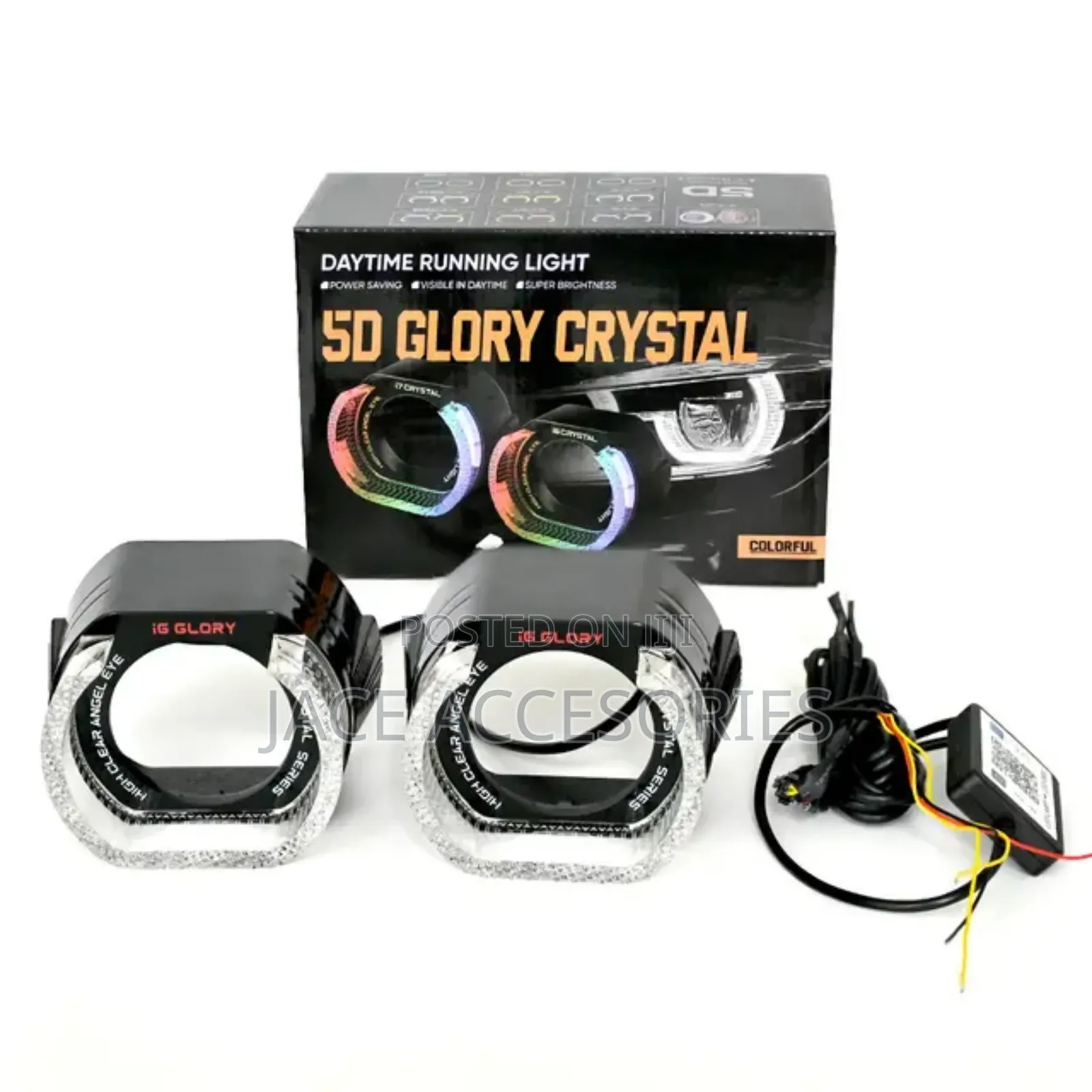 WRGB Headlight I6 Glory Angel Eye Rings
