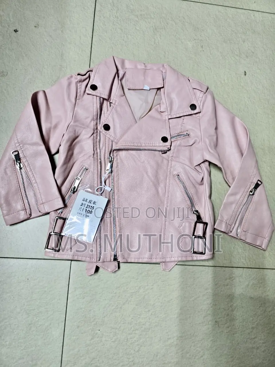 Baby 3-10years PU Leather Jackets, Spring Autumn Coats