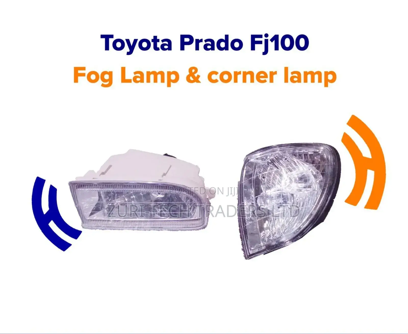 Prado FJ 100 Fog Lamps Corner Lamp