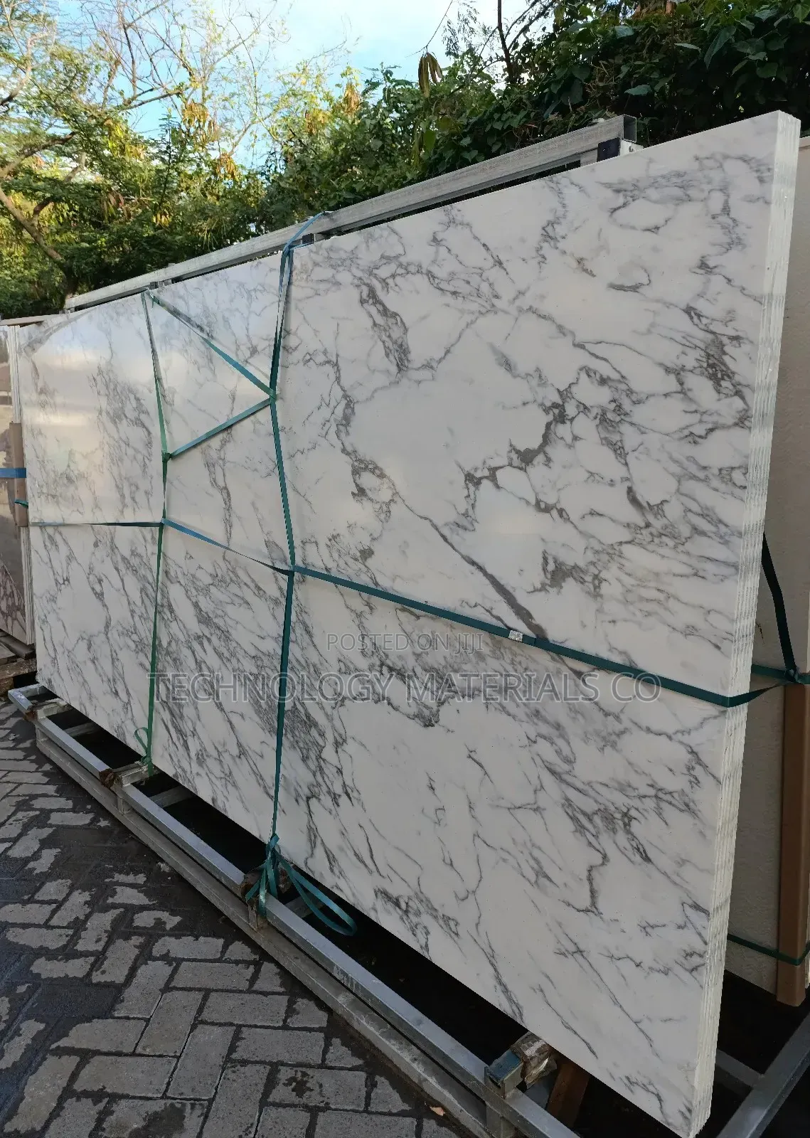 White Cloudy Veins Island Sintered Stone(3.2M * 1.6M)