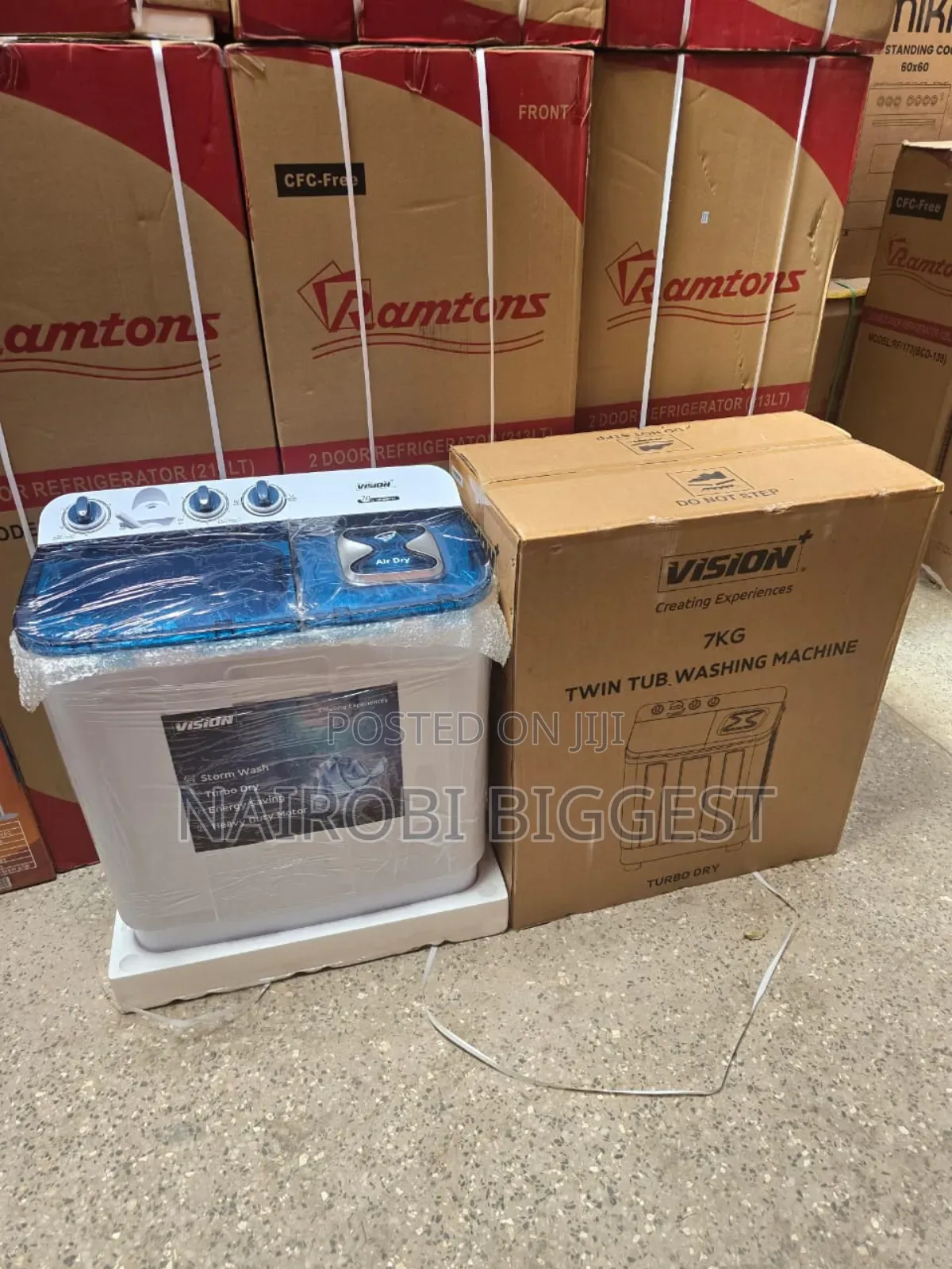 Vision 7kgs Twin Tub Washing Machine