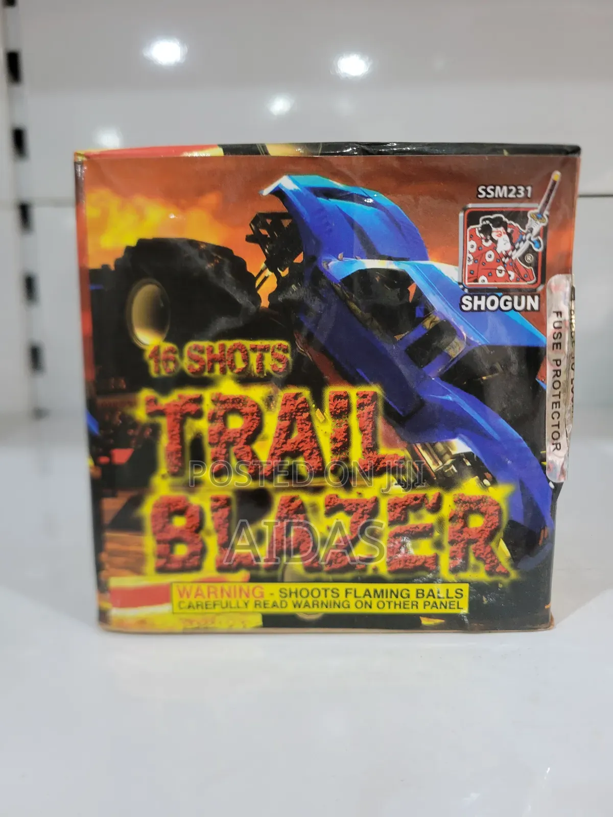 16 Shot Trail Blazer Firework