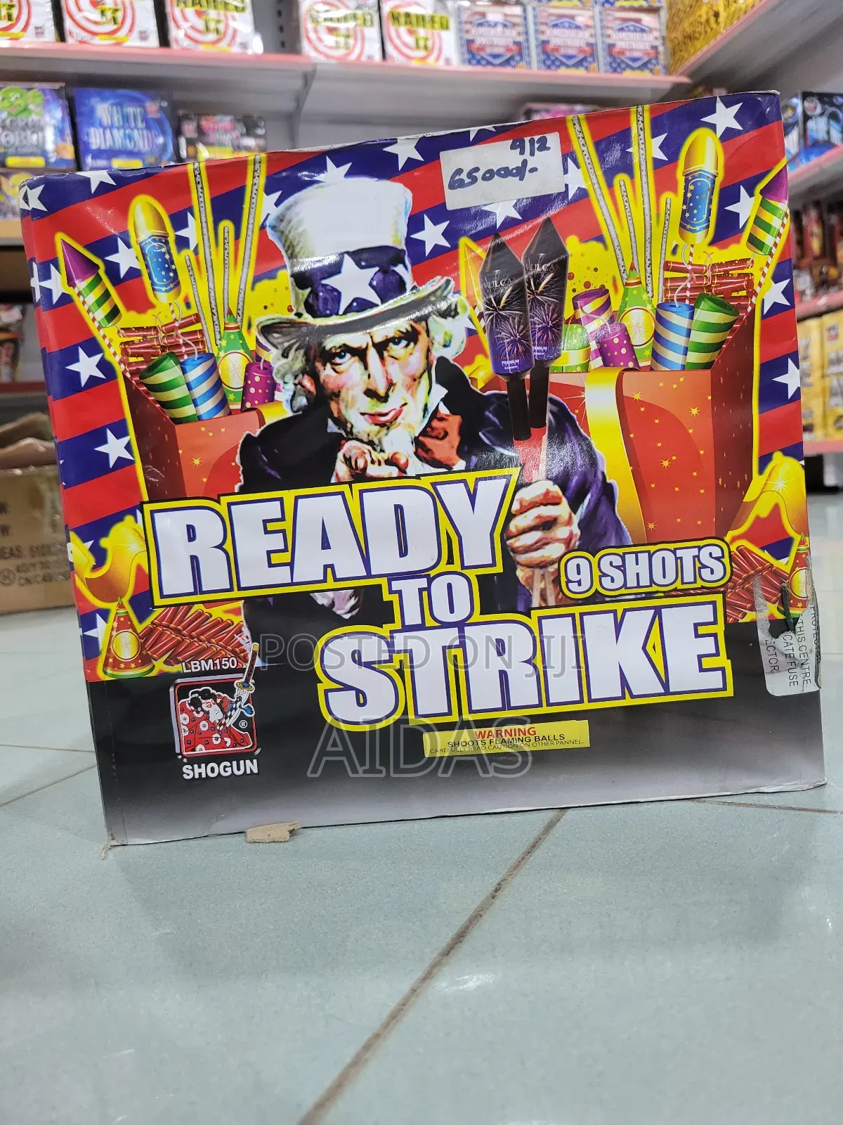 Colorful Firework for New Year Celebration