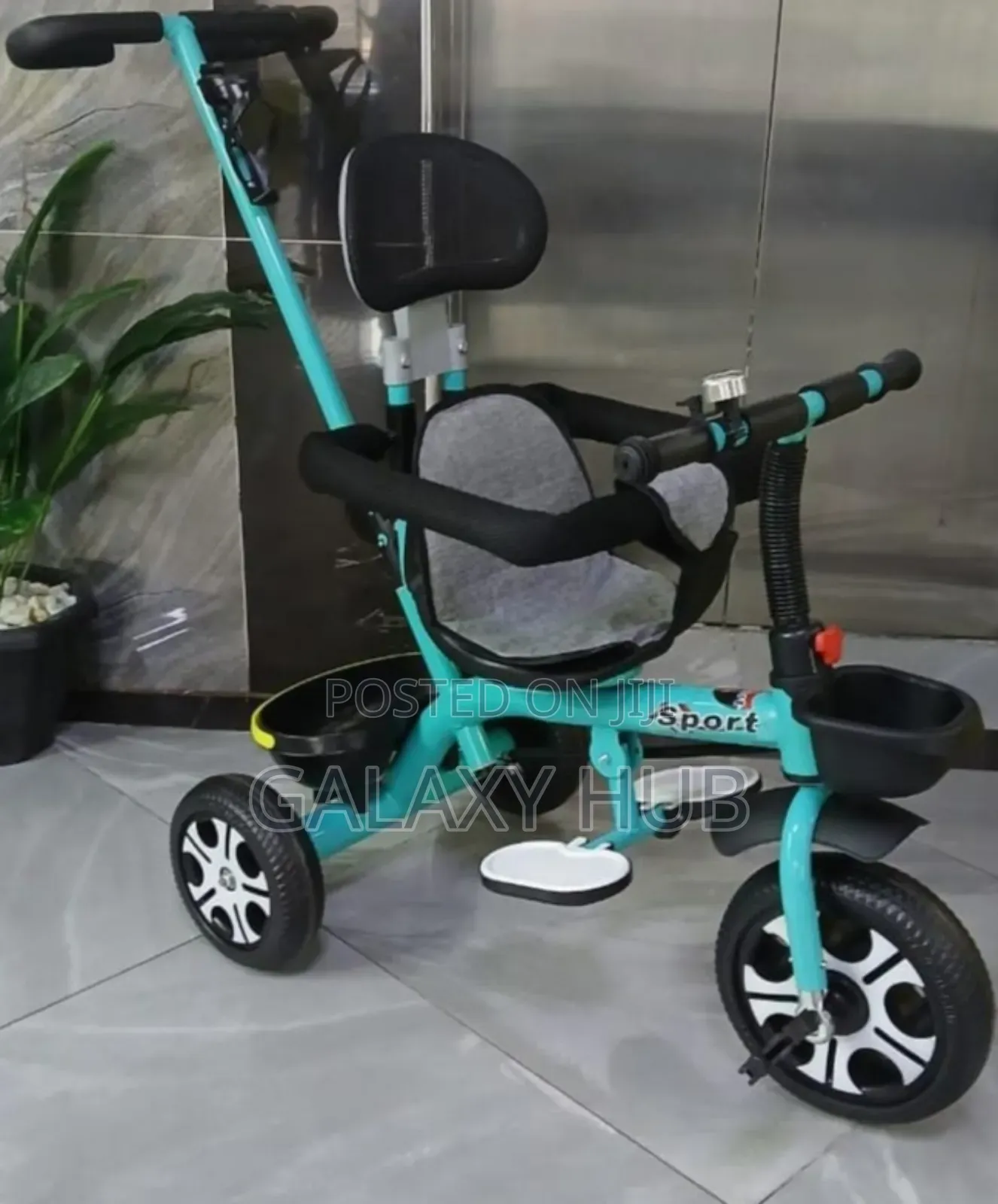 Push Tricycle With Detachable Handle