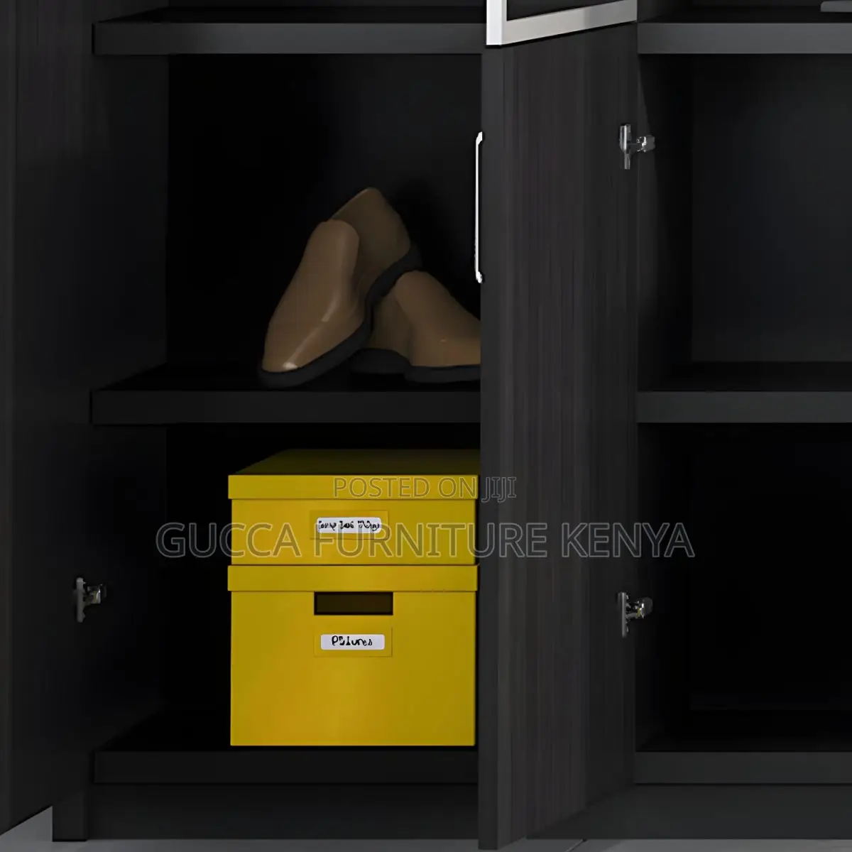 Cabinets: Clear View 2-Door Wood Office Storage Cabinet