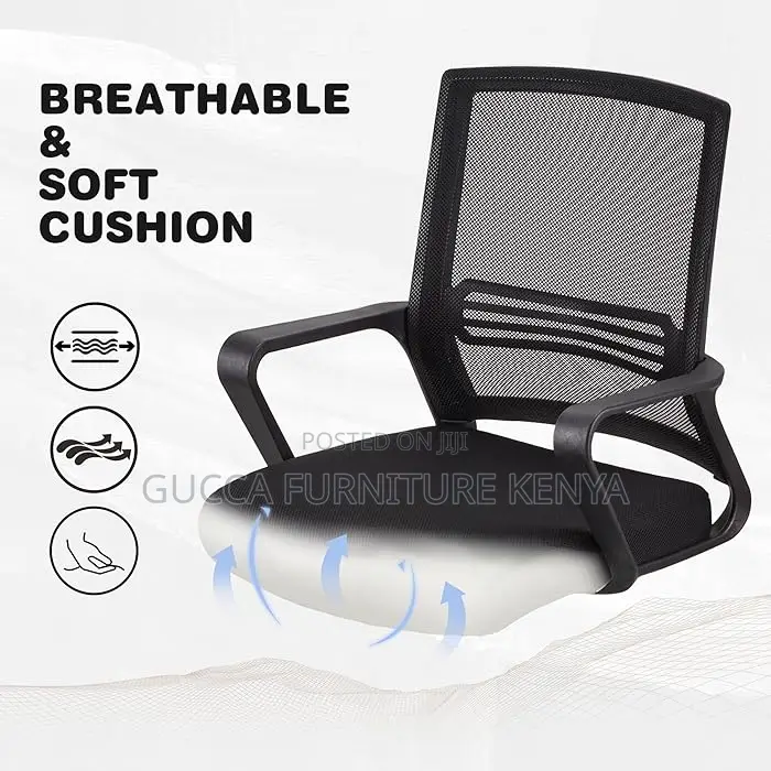 Office Chairs: Ergonomic Swivel Chair With Lumbar Support