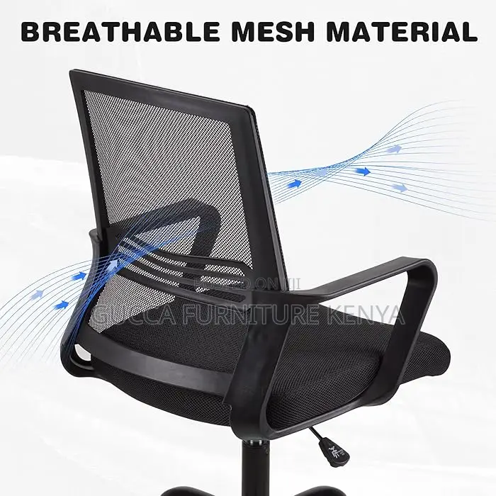 Office Chairs: Ergonomic Swivel Chair With Lumbar Support