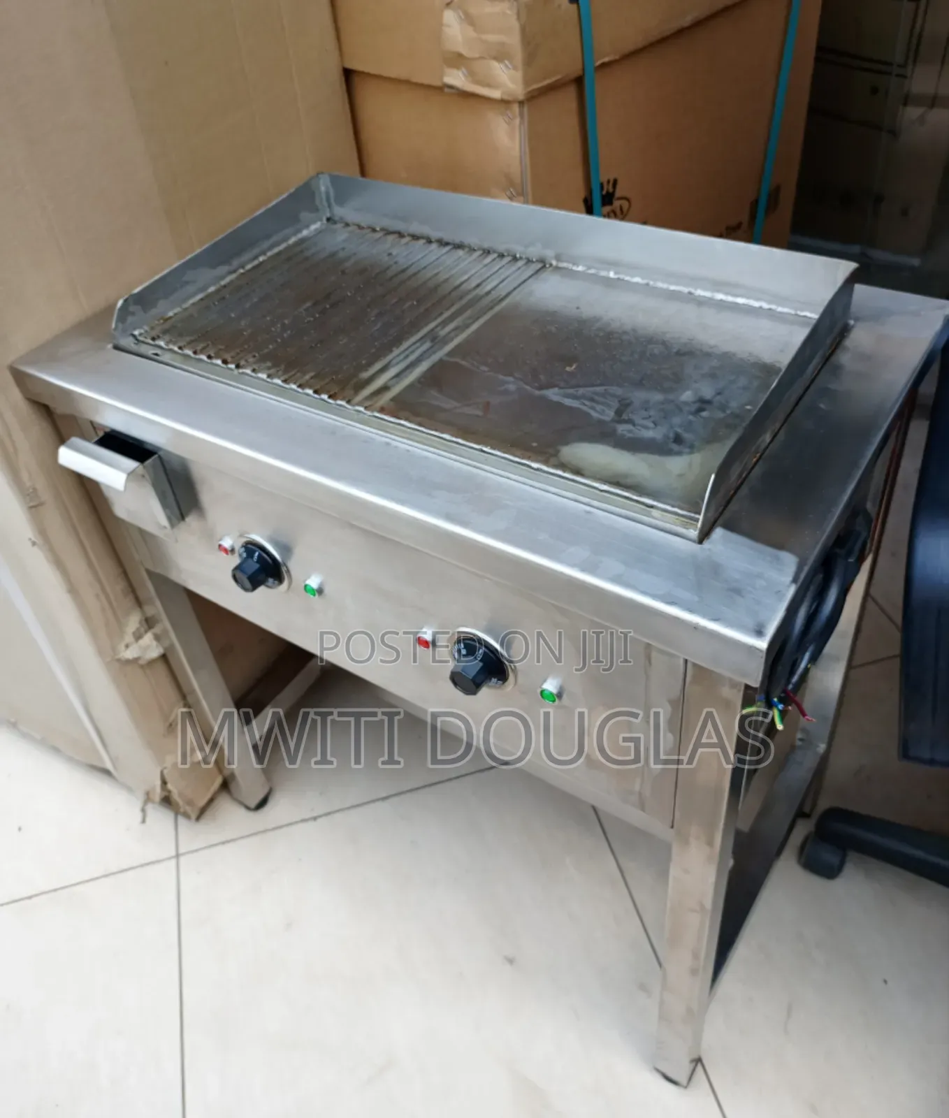 Brilliant Half Groved Griddle